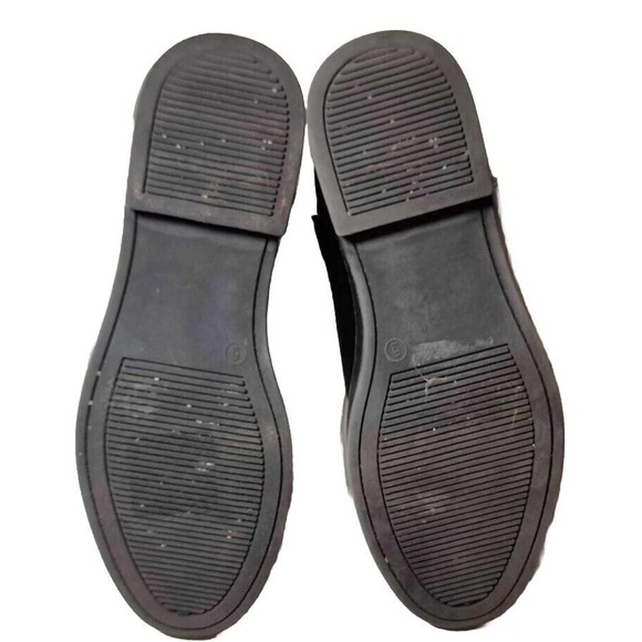 Asos Black Chelsea Ankle Boots Faux Leather Size 6 Womens - Picture 5 of 7